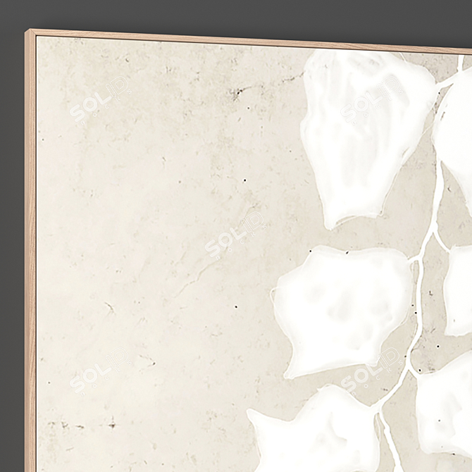 Frame Art Collection: 6 Frames, Various Sizes & Textures 3D model image 2