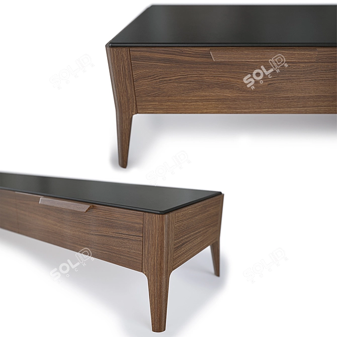 Modern TV Cabinet: Atlante TV Porada 3D model image 2