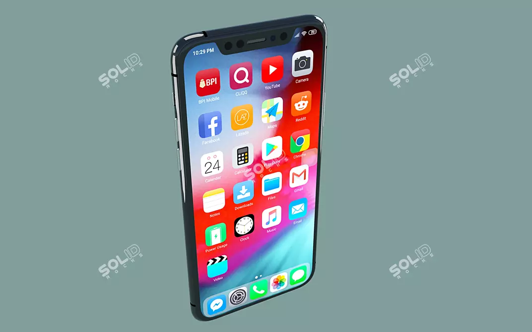 Ultimate iPhone X Pro Max 3D model image 1