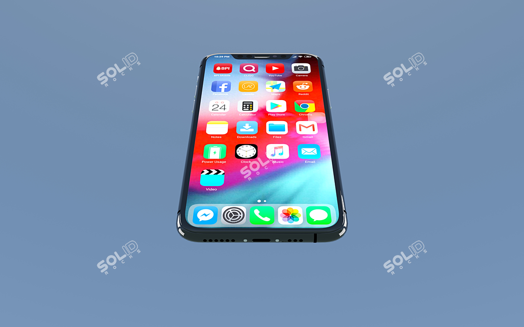 Ultimate iPhone X Pro Max 3D model image 2