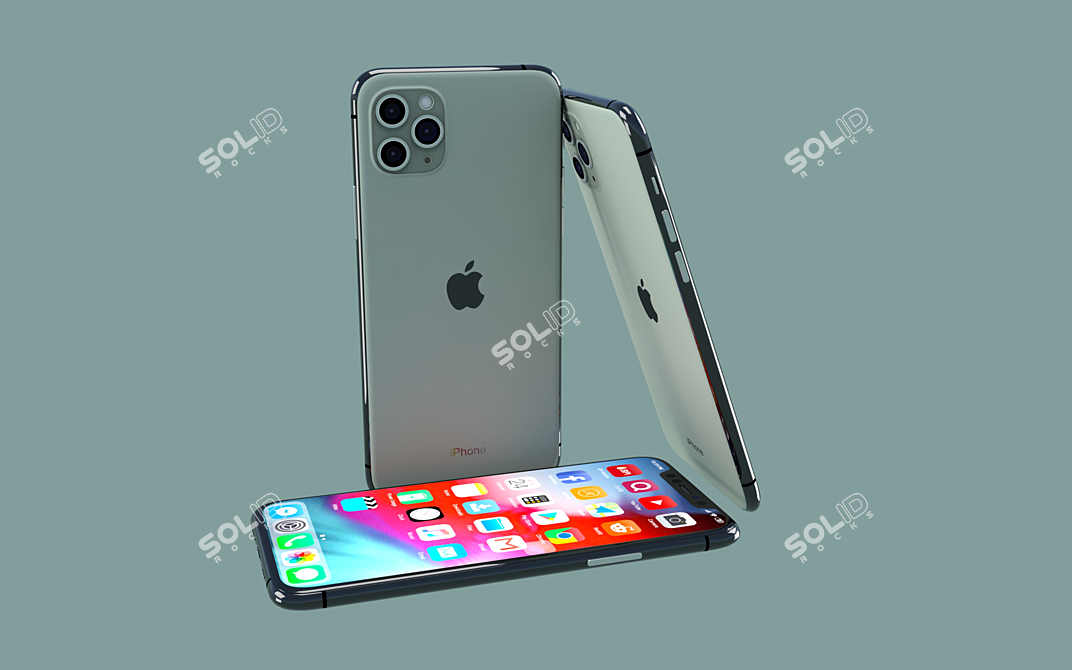 Ultimate iPhone X Pro Max 3D model image 4