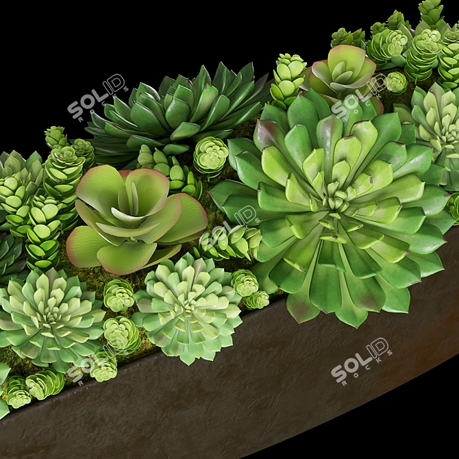 Corona V-Ray Metal Trough 610-900mm 3D model image 3