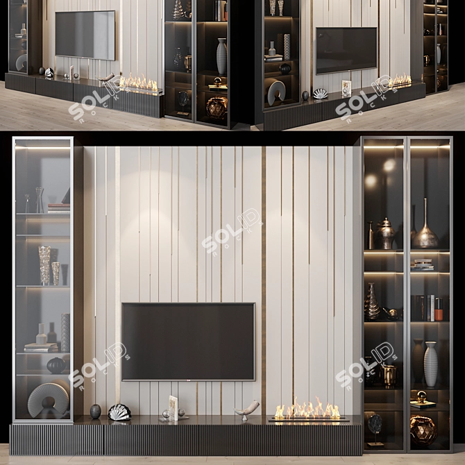 Title: Inspired TV Set at Studio 54 3D model image 1