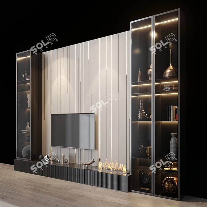 Title: Inspired TV Set at Studio 54 3D model image 2