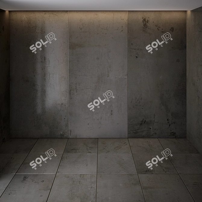 Revive Your Space with Regeneration Floor Tiles 3D model image 1