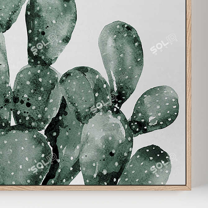 4 Frame Collection: 660x480mm Frames with Unwrapped UV Textures 3D model image 3