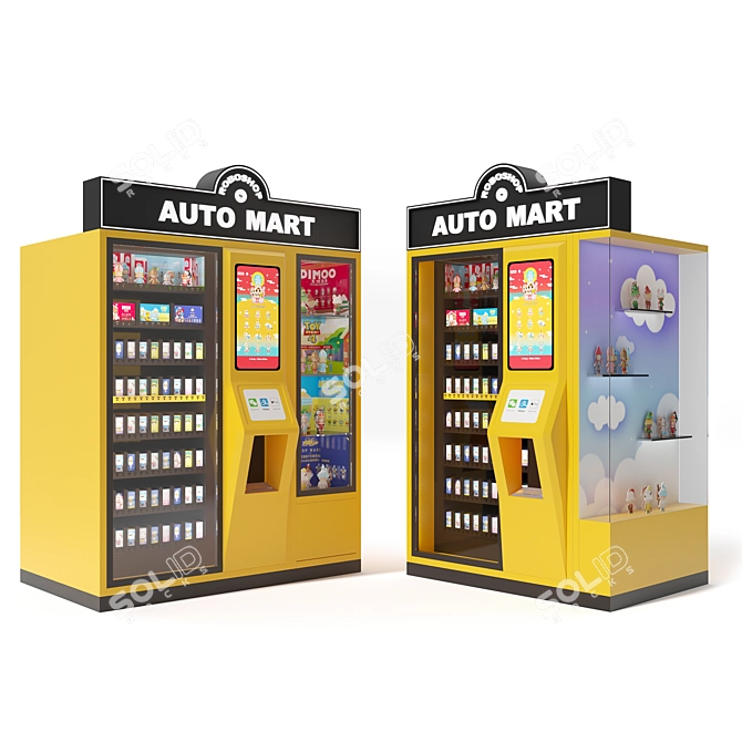 Internet-Inspired Vending Machine 3D model image 1