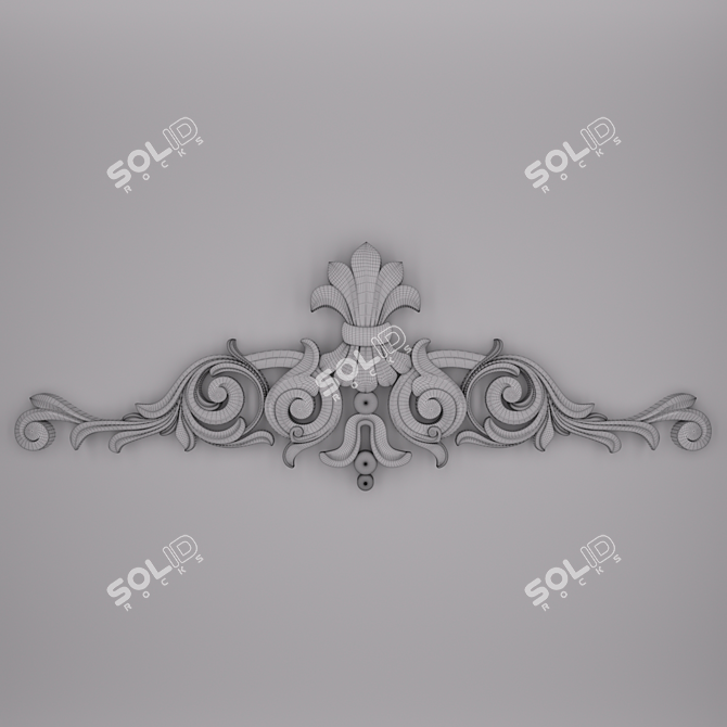 3D Trim Ornament Set 3D model image 2