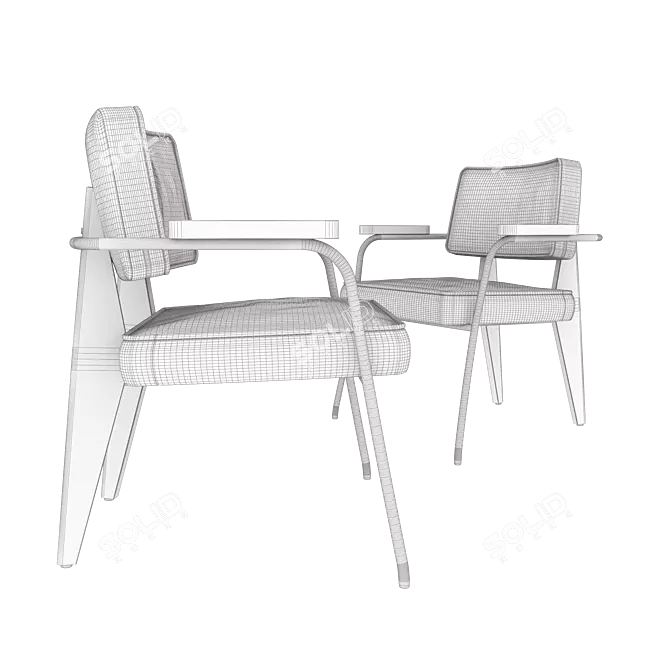 Convertible Chair Bed 3D model image 3