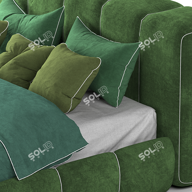 Cozy Comfort: Dorelan Soft_Nest Bed 3D model image 2