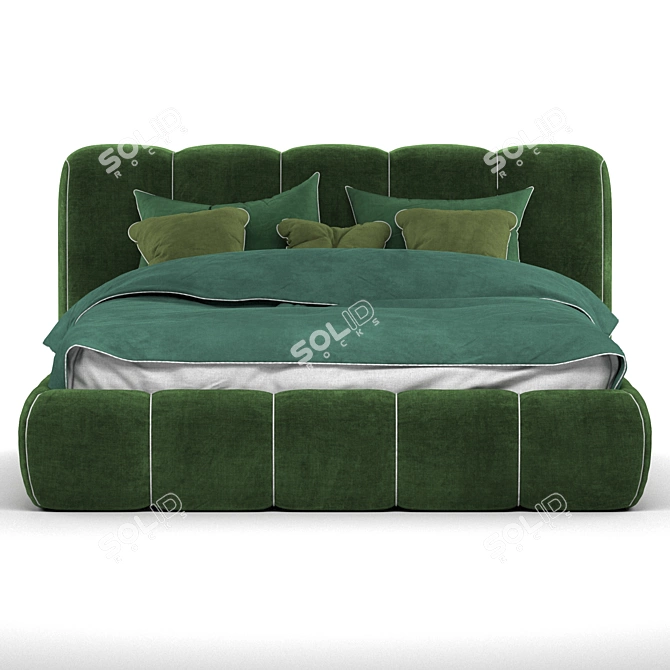 Cozy Comfort: Dorelan Soft_Nest Bed 3D model image 4