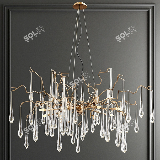  Exquisite Chandelier Collection: A Symphony of Elegance 3D model image 2