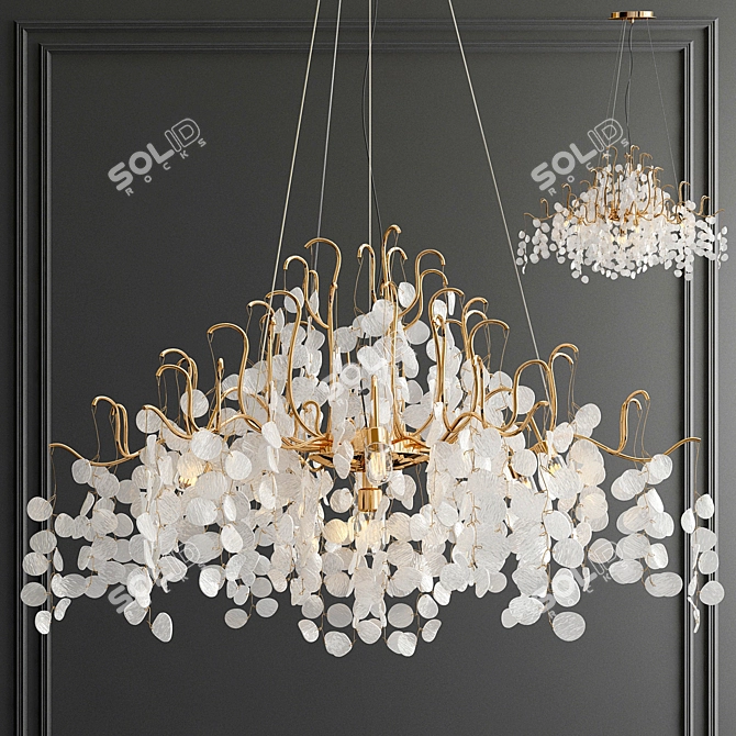  Exquisite Chandelier Collection: A Symphony of Elegance 3D model image 5
