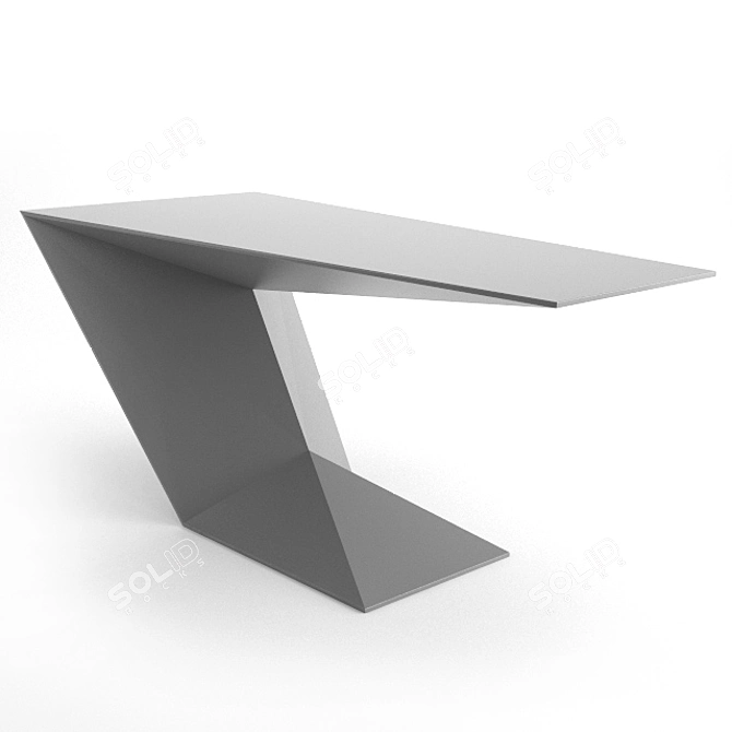 Sleek and Modern Furtif Desk 3D model image 4