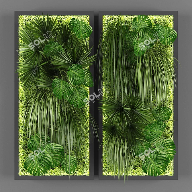 GreenSpace Vertical Garden 3D model image 1