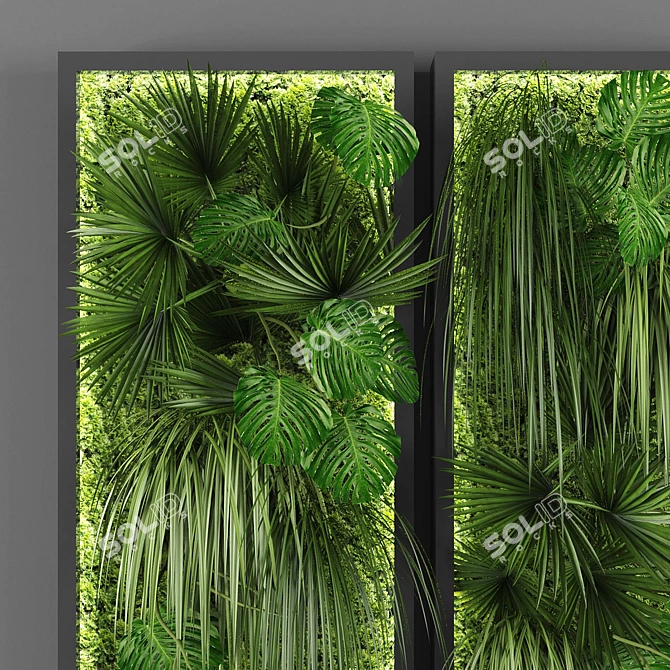 GreenSpace Vertical Garden 3D model image 2