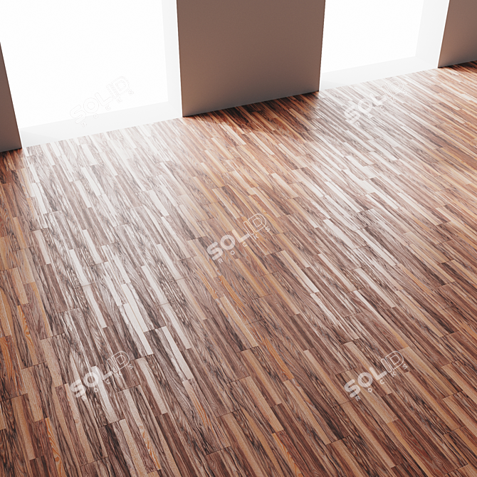 Tiger Oak Waterproof Laminate 3D model image 3