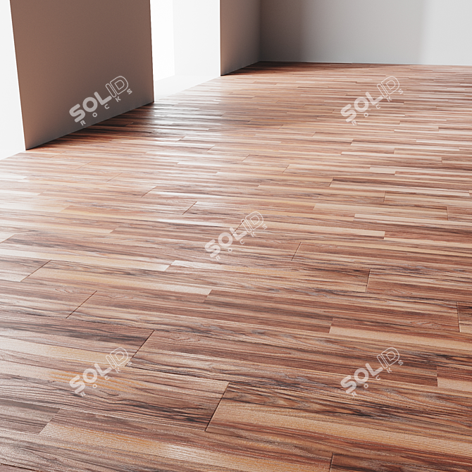 Tiger Oak Waterproof Laminate 3D model image 4