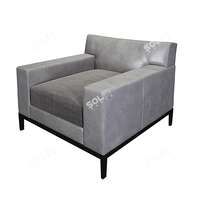 Liaigre Bouddha Chair: Elegant Zen Seat 3D model image 2