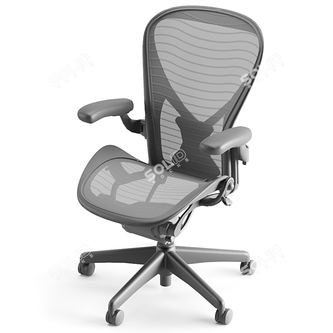 Ultimate Ergonomic Office Chair 3D model image 1