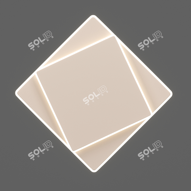 DAKLA Wall Light 6428/6426: Stylish LED Fixture with Warm Light & Acrylic/Steel Shade 3D model image 1