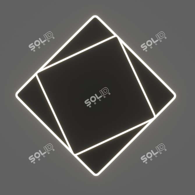 DAKLA Wall Light 6428/6426: Stylish LED Fixture with Warm Light & Acrylic/Steel Shade 3D model image 2