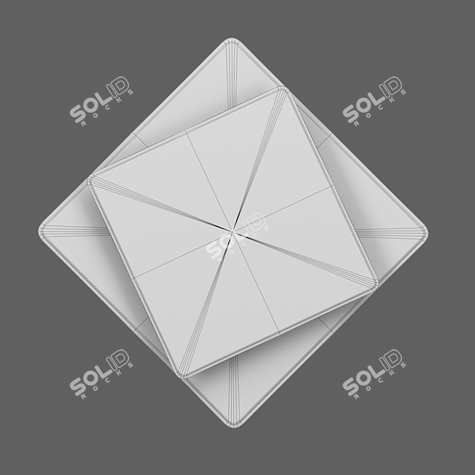 DAKLA Wall Light 6428/6426: Stylish LED Fixture with Warm Light & Acrylic/Steel Shade 3D model image 3