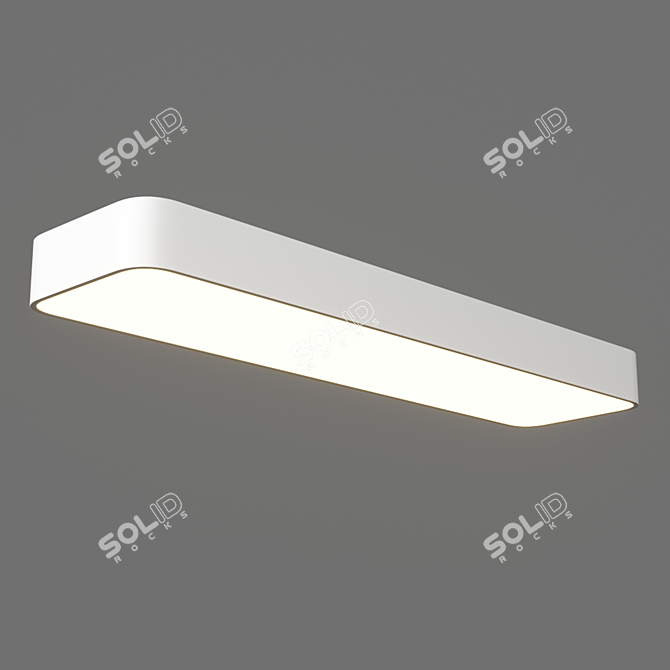 CUMBUCO Ceiling Light: Modern Metal LED Fixture 3D model image 1