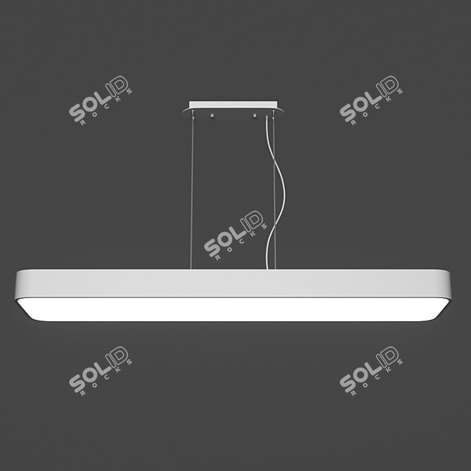 Cumbuco Pendant Lamp: Modern Metal Design 3D model image 1