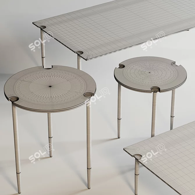 ZERO Coffee Table: Sleek and Versatile 3D model image 5