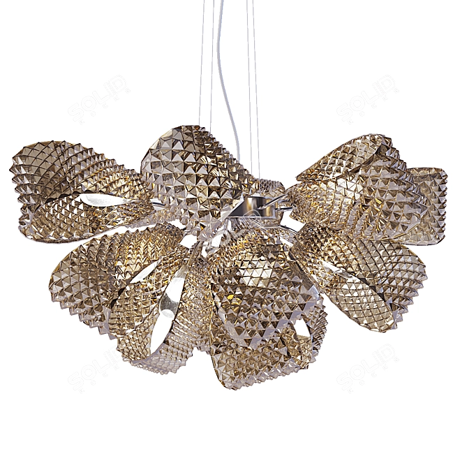 Sylcom Suite 400 Chandelier: Unique, Modern, and Stylish 3D model image 1
