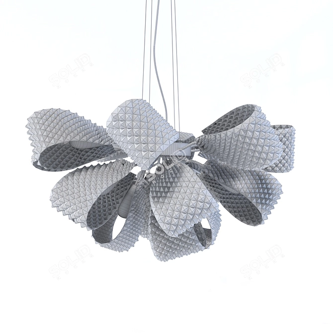 Sylcom Suite 400 Chandelier: Unique, Modern, and Stylish 3D model image 2