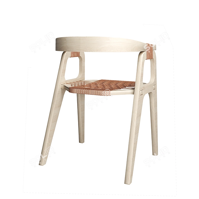 KLAER Plywood Chair 3D model image 3