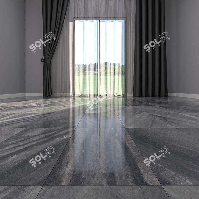 Marble floor: Evolution Carbon Set 3D model image 2