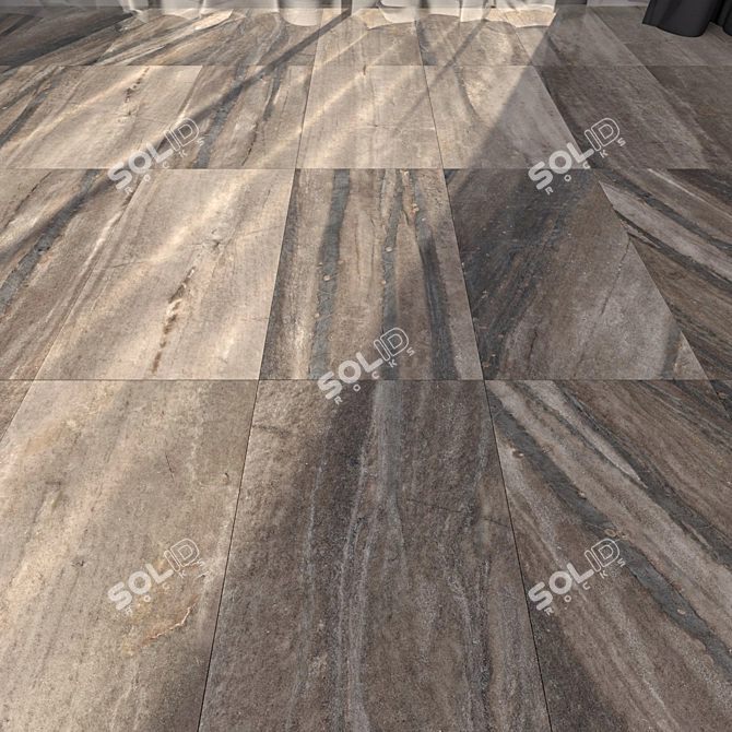 Evolution Earth Marble Floor Set 3D model image 1