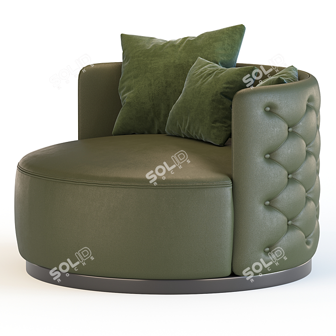 Charming Oscar Love Seat 3D model image 2