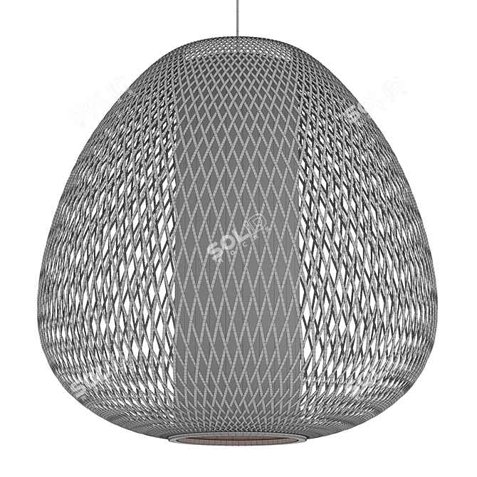 Twiggy Egg Pendant Light: Modern and Versatile Lighting Solution 3D model image 3