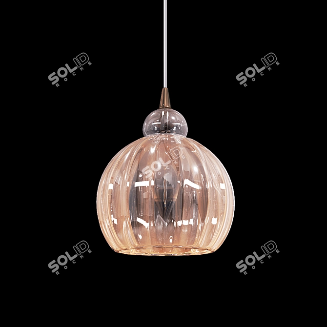 Elegant Karla Pendant Lamp 3D model image 1