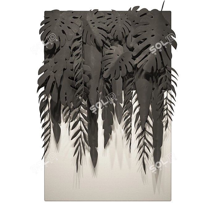 Tropical Bliss Wall Art 3D model image 1