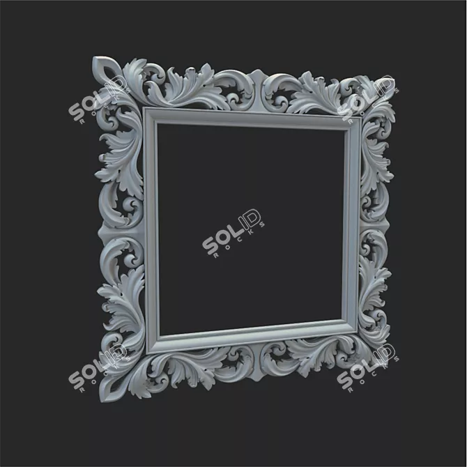 [Translated description: Carved Decorative Frame, Suitable for CNC and Visualization]

Carved Frame for CNC & Visualization 3D model image 2