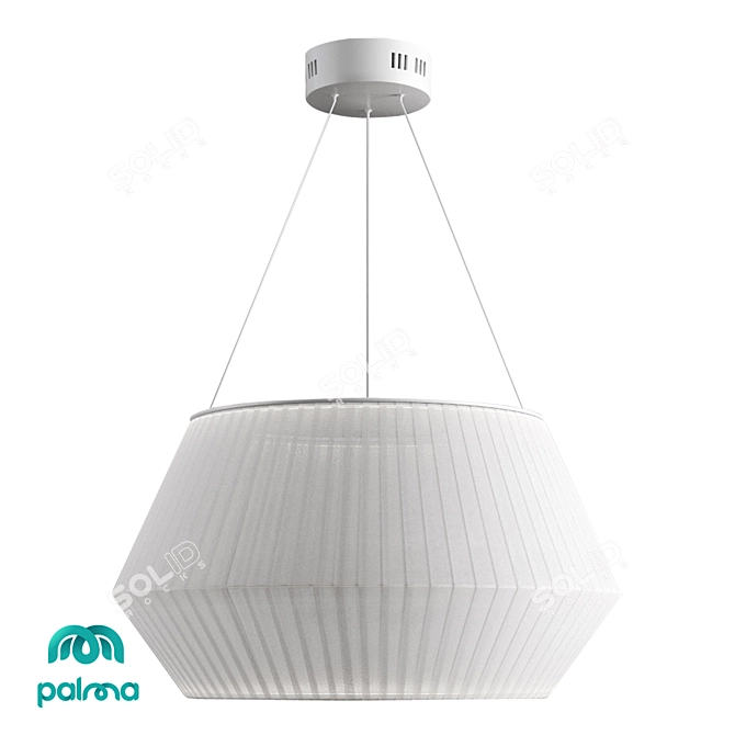 Elegant Palma Pendant Lamp 3D model image 1