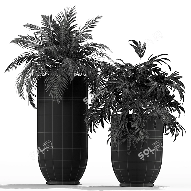 233 Longhi Godwin Plant Collection 3D model image 5