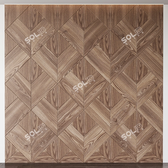 Modern Wall Panels: Stylish & Functional 3D model image 1