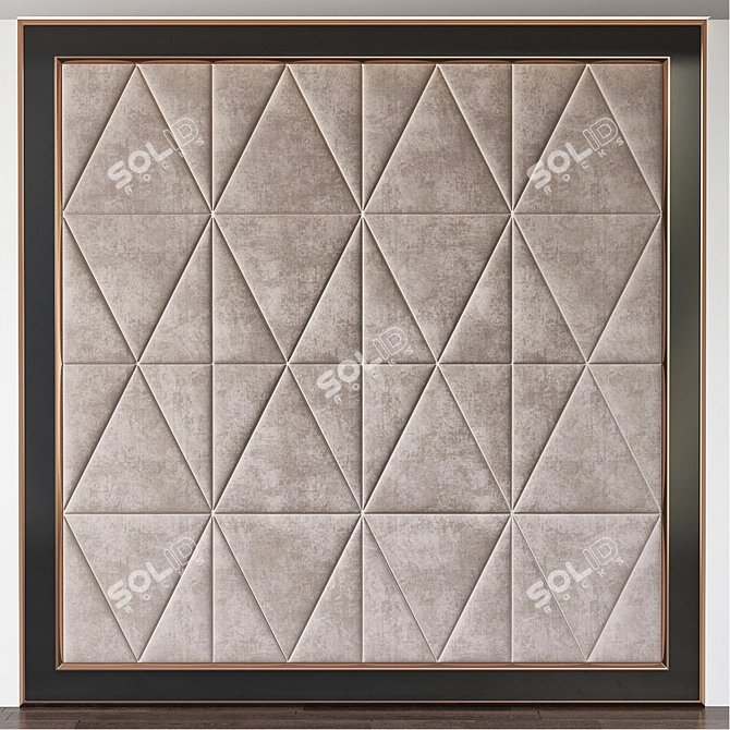 Elegant Wall Panels: No.7 3D model image 1