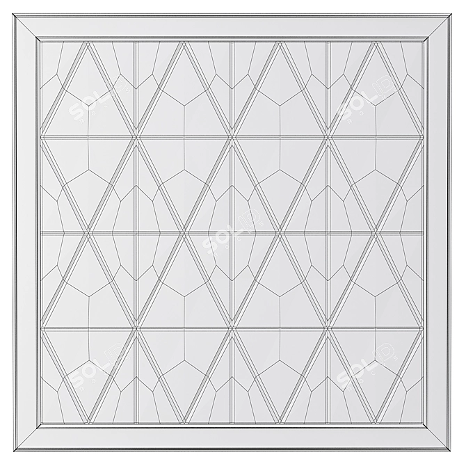 Elegant Wall Panels: No.7 3D model image 2
