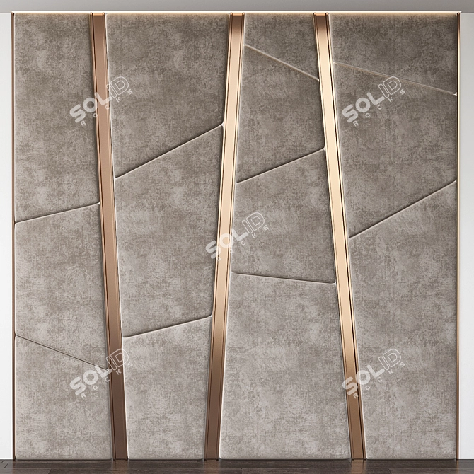 Modern Wall Panels: No. 12 3D model image 1