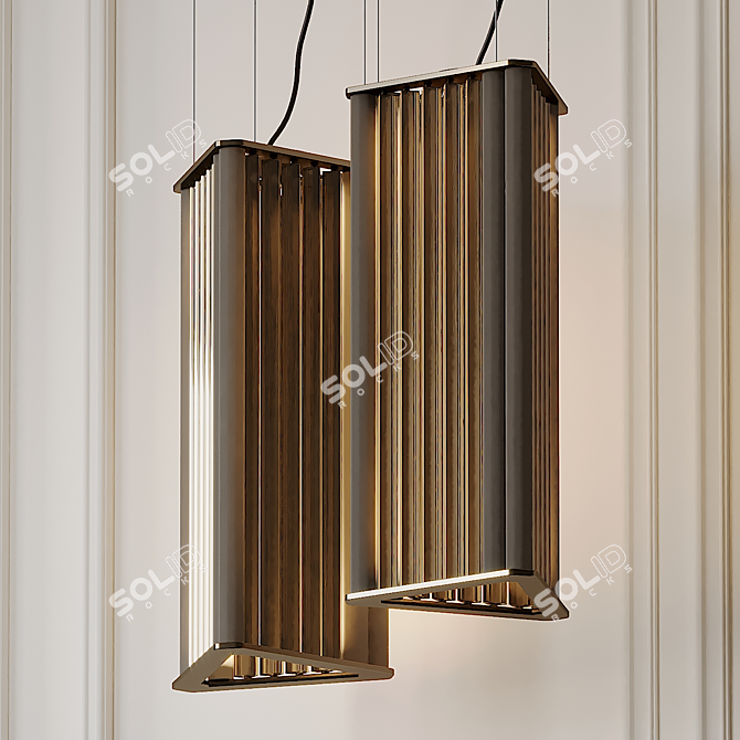 Stunning VeniceM Numa Pendant 3D model image 1