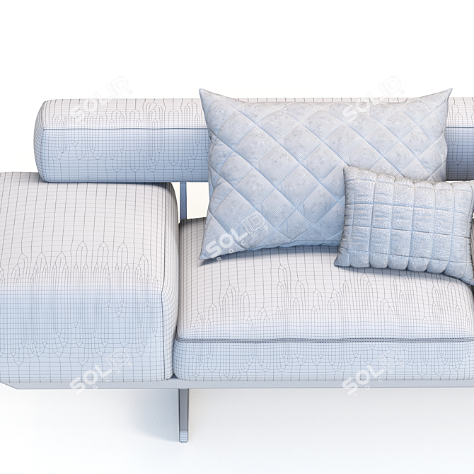 WING Antonio Citterio Sofa - Sleek and Stylish 3D model image 4