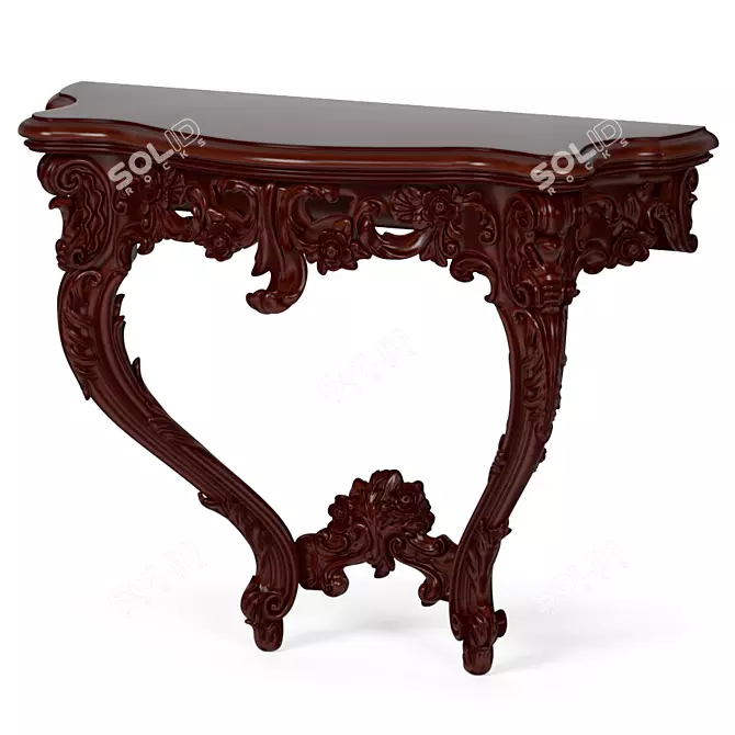 Elegant Tosconova Gaiole Console 3D model image 1