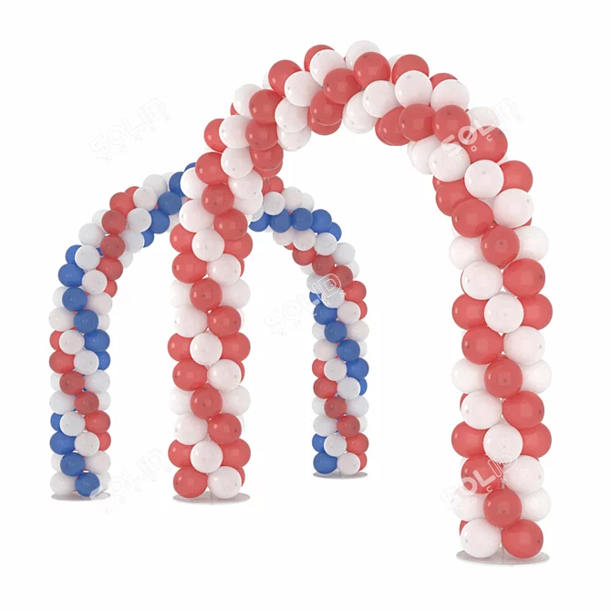 Celebrate with Balloon Arch! 3D model image 3